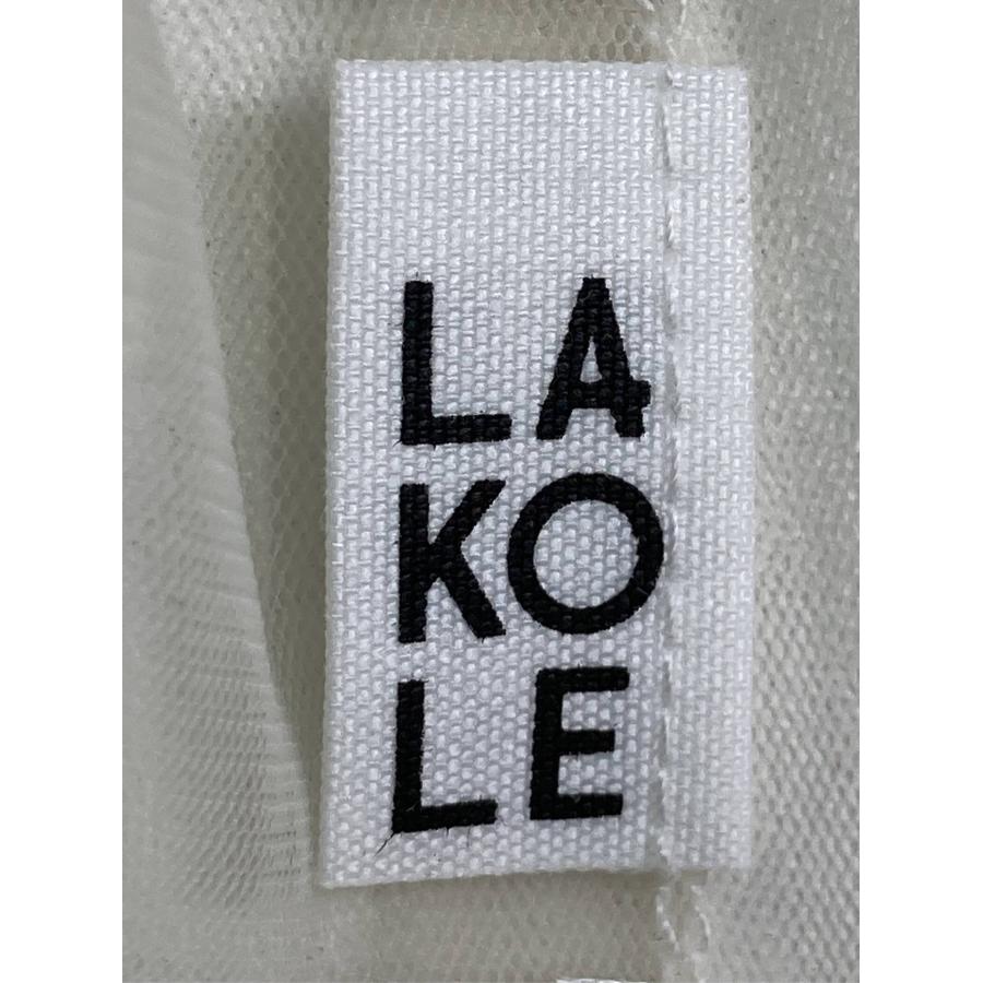 LAKOLE ラコレ ワンピース M アイボリー ナイロン 無地 レース 袖なし ひざ丈 フレア レディース | LAKOLE | 02