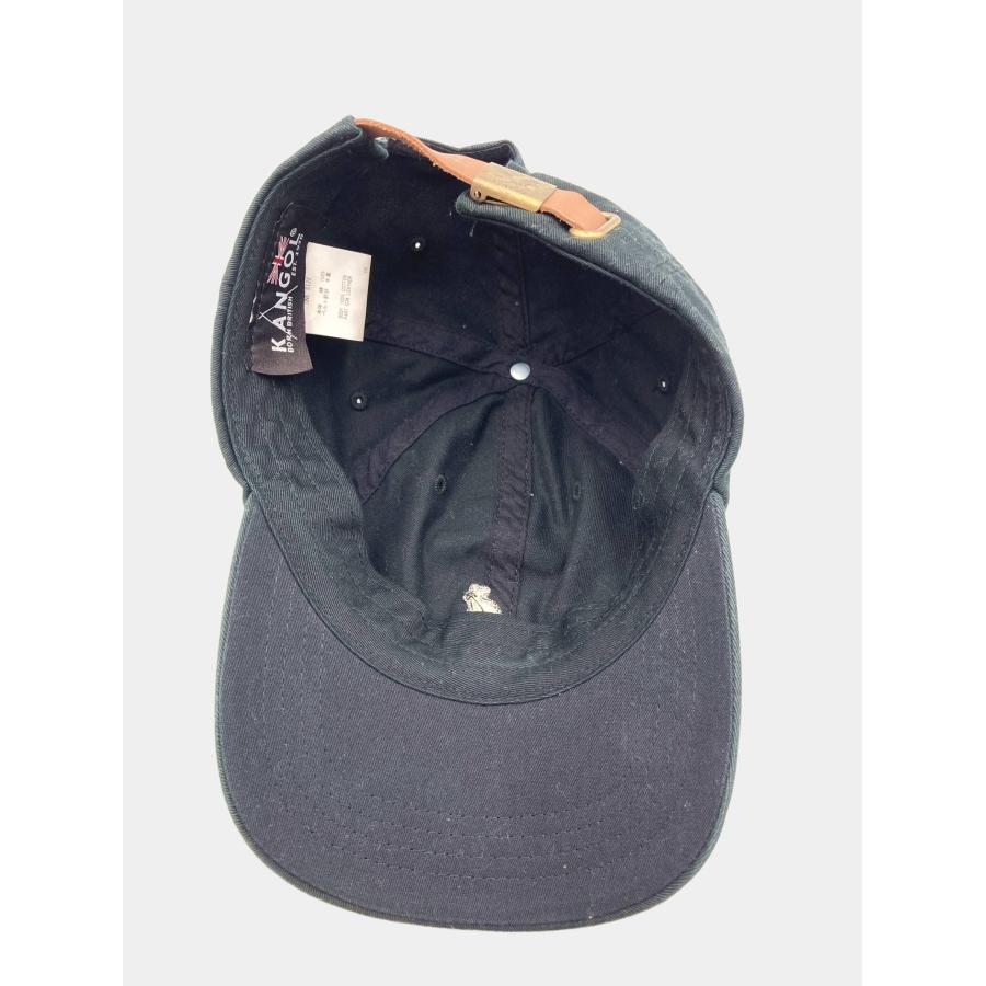 KANGOL カンゴール キャップ ONESIZE ブラック コットン レザー・本革 ベースボール メンズ レディース | KANGOL | 03