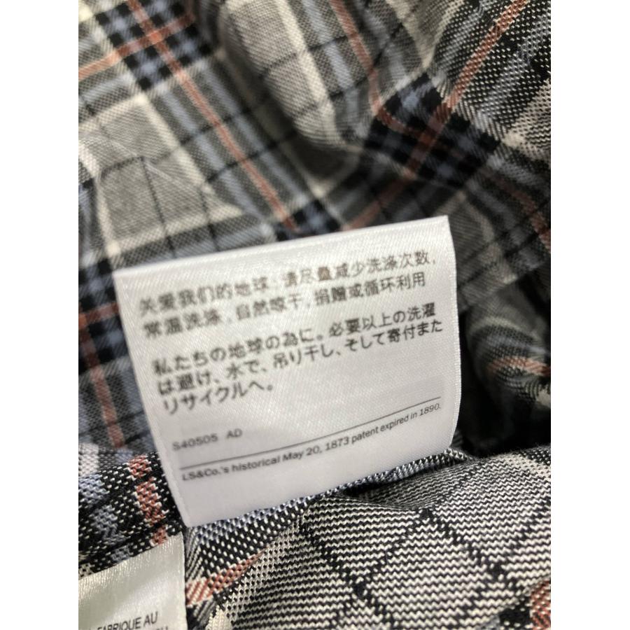 Levi's リーバイス シャツ/ブラウス S グレー コットン チェック柄 ミドル丈 長袖 レギュラーカラー レディース | Levi's | 06