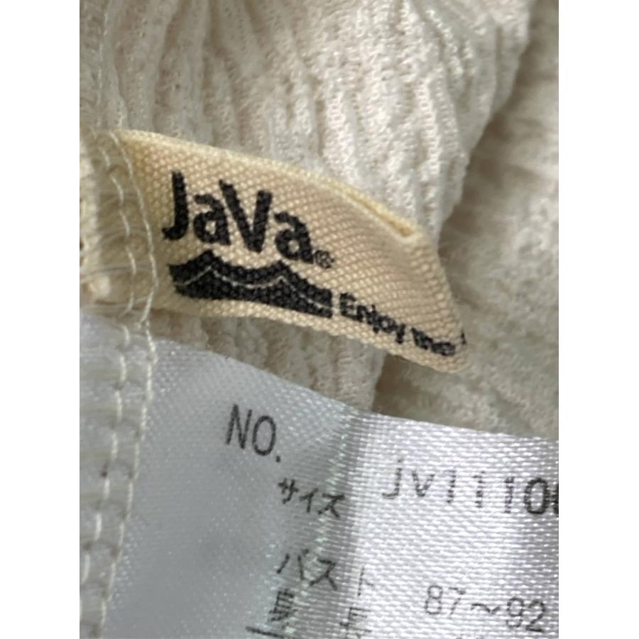 JaVa ジャバ Tシャツ/カットソー L ベージュ 無地 ミドル丈 半袖 Uネック レディース |  | 02