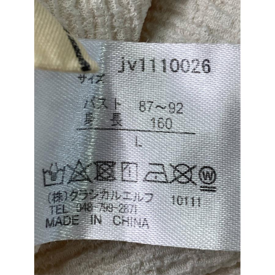 JaVa ジャバ Tシャツ/カットソー L ベージュ 無地 ミドル丈 半袖 Uネック レディース |  | 03