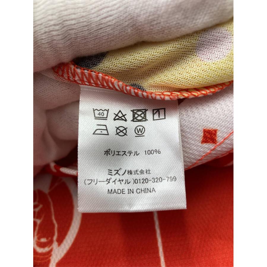 Tシャツ/カットソー F レッド ストライプ柄 前面プリント バックプリント ワンポイント ミドル丈 半袖 Uネック メンズ |  | 03