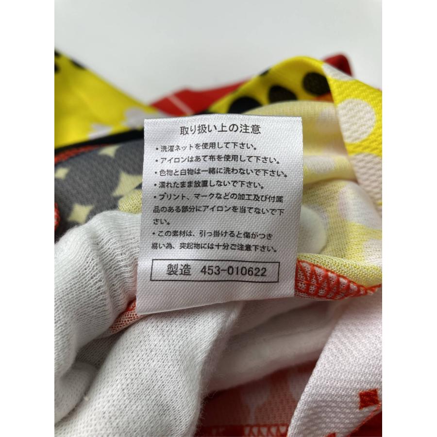 Tシャツ/カットソー F レッド ストライプ柄 前面プリント バックプリント ワンポイント ミドル丈 半袖 Uネック メンズ |  | 04