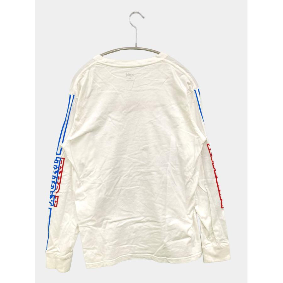 X-GIRL エックスガール Tシャツ/カットソー M ホワイト 無地 ワンポイント ミドル丈 長袖 クルーネック(丸首) レディース |  | 01