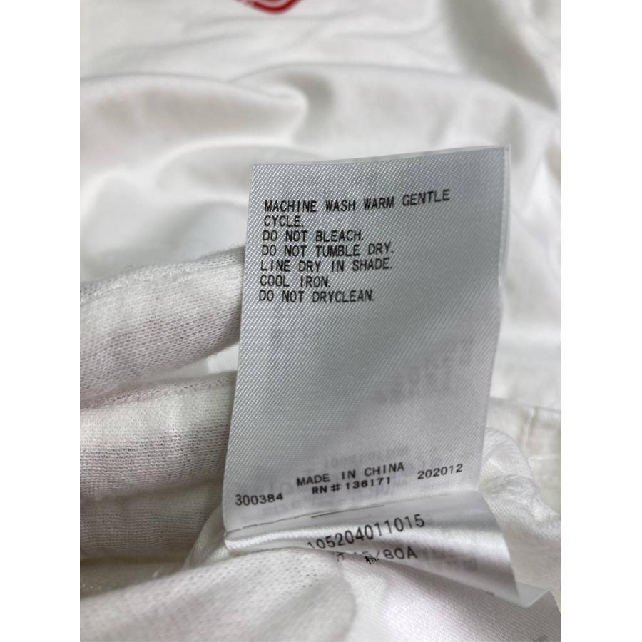 X-GIRL エックスガール Tシャツ/カットソー M ホワイト 無地 ワンポイント ミドル丈 長袖 クルーネック(丸首) レディース |  | 07