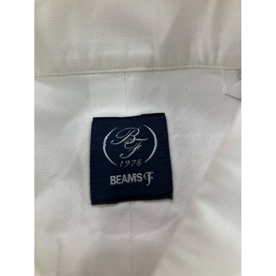 BEAMS F ビジネスシャツ M ホワイト 無地 半袖 ボタンダウン レギュラーカラー メンズ | BEAMS F | 02