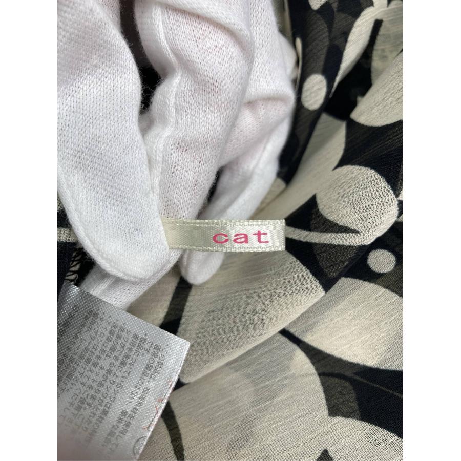 cat call ワンピース LL 花柄・ボタニカル柄 レース 袖なし ひざ丈 フレア レディース |  | 02