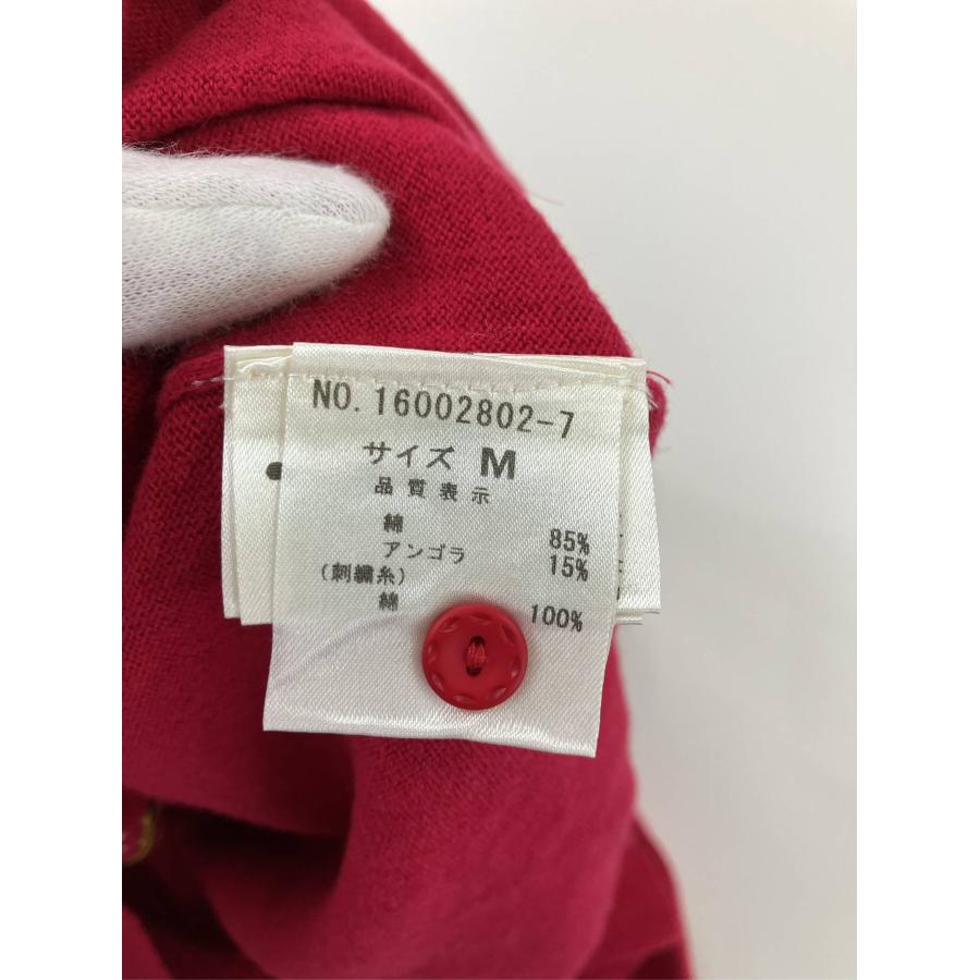 Lois CRAYON ロイスクレヨン カーディガン/ボレロ M レッド コットン ニット 無地 花柄・ボタニカル柄 ショート丈 長袖 レディース | Lois CRAYON | 03