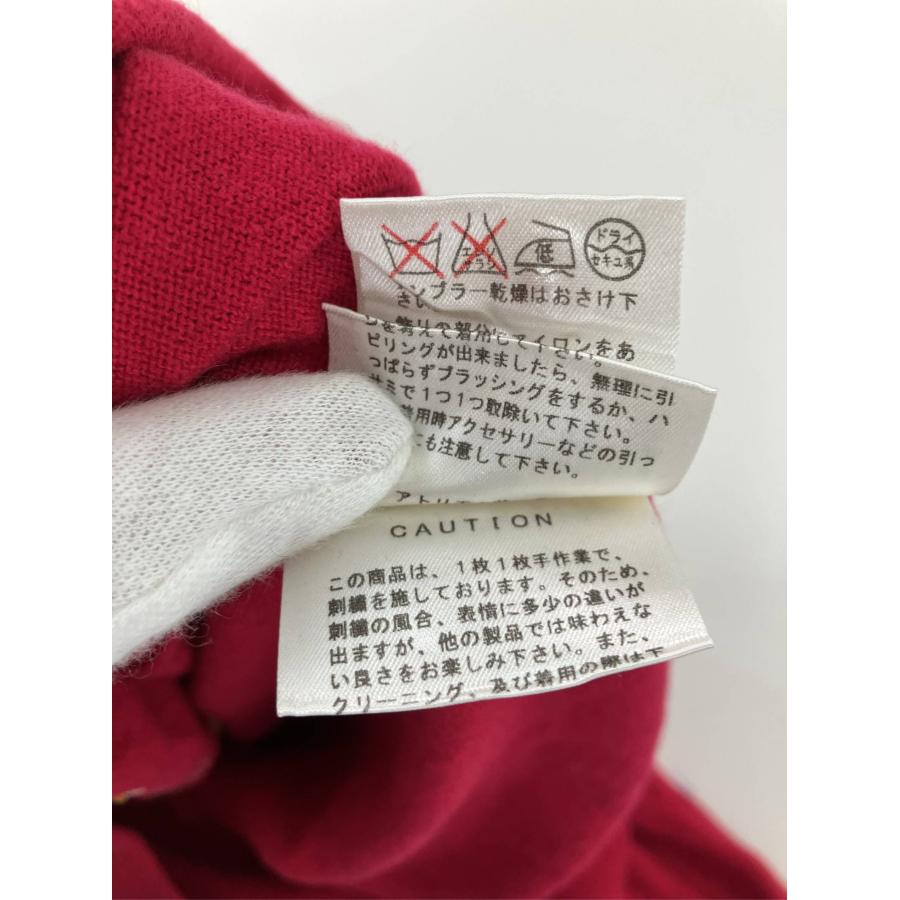 Lois CRAYON ロイスクレヨン カーディガン/ボレロ M レッド コットン ニット 無地 花柄・ボタニカル柄 ショート丈 長袖 レディース | Lois CRAYON | 05