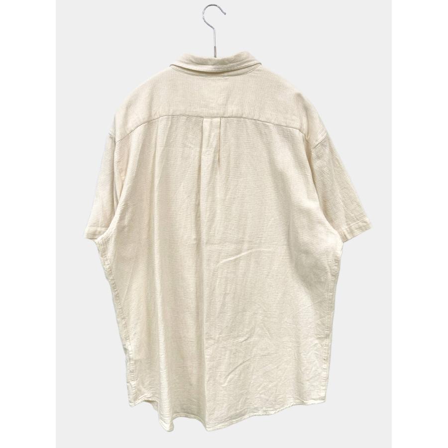CORISCO コリスコ シャツ/ブラウス XL アイボリー コットン リネン・麻 無地 ロング丈 半袖 レギュラーカラー メンズ レディース | CORISCO | 01