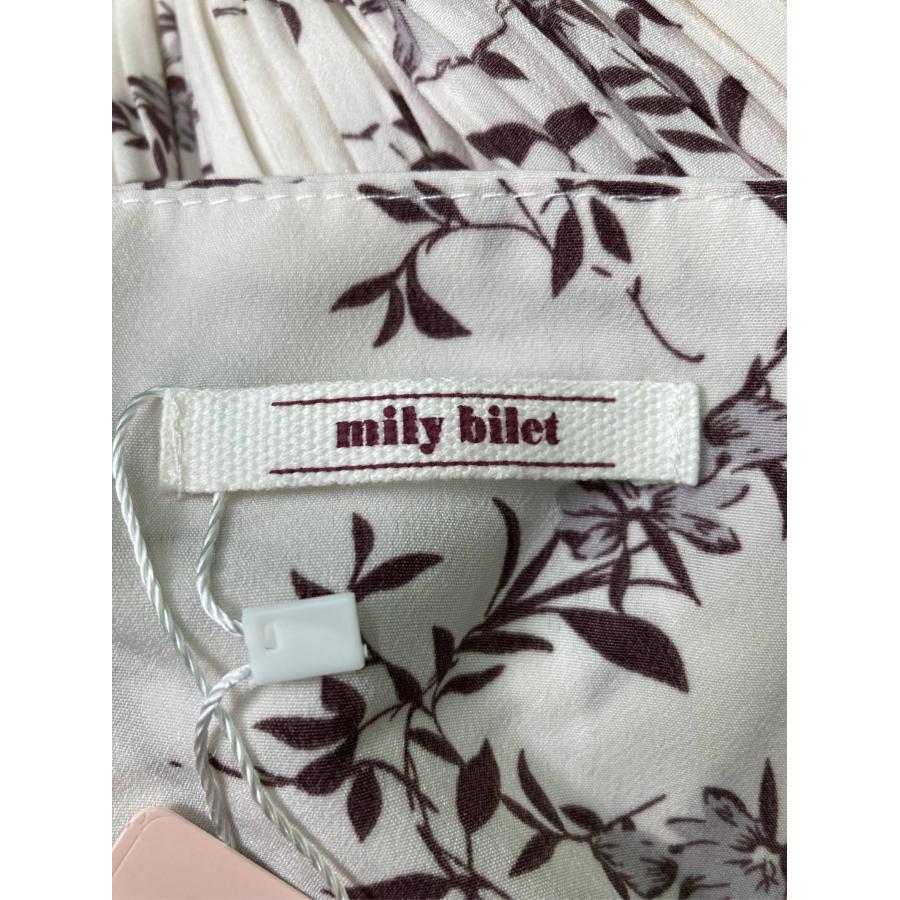 mily bilet ワンピース L パープル 花柄・ボタニカル柄 半端袖 ロング・マキシ丈 フレア レディース | mily bilet | 02