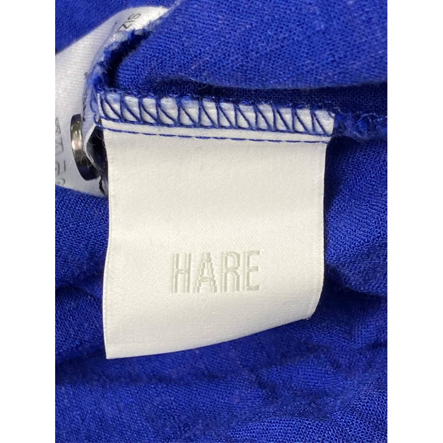 HARE ハレ ワンピース F ブルー リネン・麻 無地 リボン 長袖 ひざ丈 タイト レディース | HARE | 02