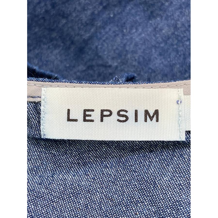 LEPSIM レプシィム パンツドレス F ブルー 無地 フリル 袖なし ストレート ワイド・ルーズ レディース | LEPSIM | 02