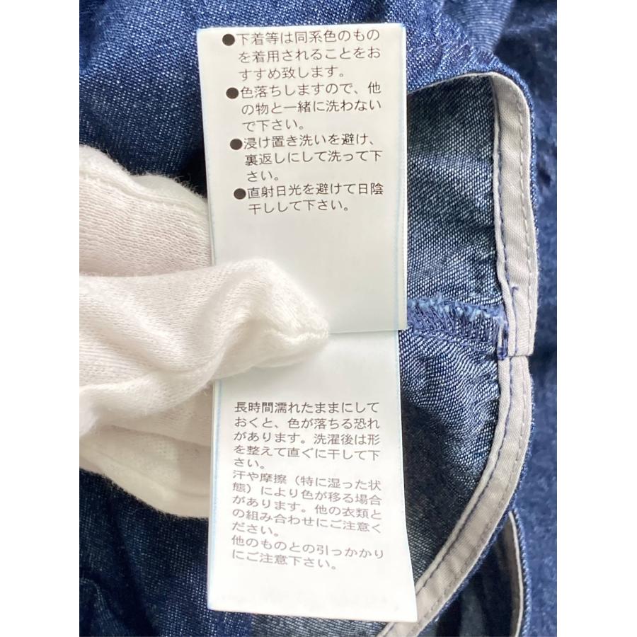 LEPSIM レプシィム パンツドレス F ブルー 無地 フリル 袖なし ストレート ワイド・ルーズ レディース | LEPSIM | 06