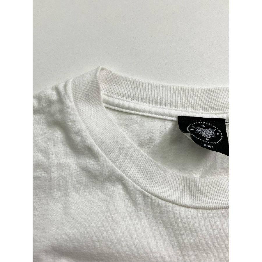 DIPLOMATS Tシャツ/カットソー LARGE ホワイト 無地 前面プリント ワンポイント ミドル丈 半袖 クルーネック(丸首) メンズ |  | 10