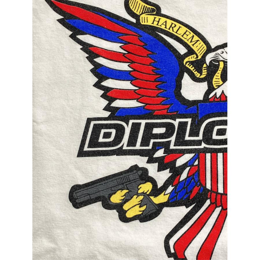 DIPLOMATS Tシャツ/カットソー LARGE ホワイト 無地 前面プリント ワンポイント ミドル丈 半袖 クルーネック(丸首) メンズ |  | 13