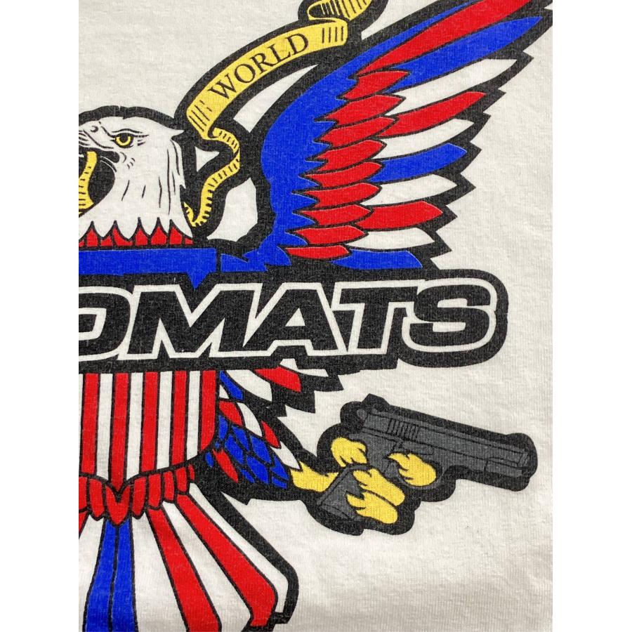 DIPLOMATS Tシャツ/カットソー LARGE ホワイト 無地 前面プリント ワンポイント ミドル丈 半袖 クルーネック(丸首) メンズ |  | 14