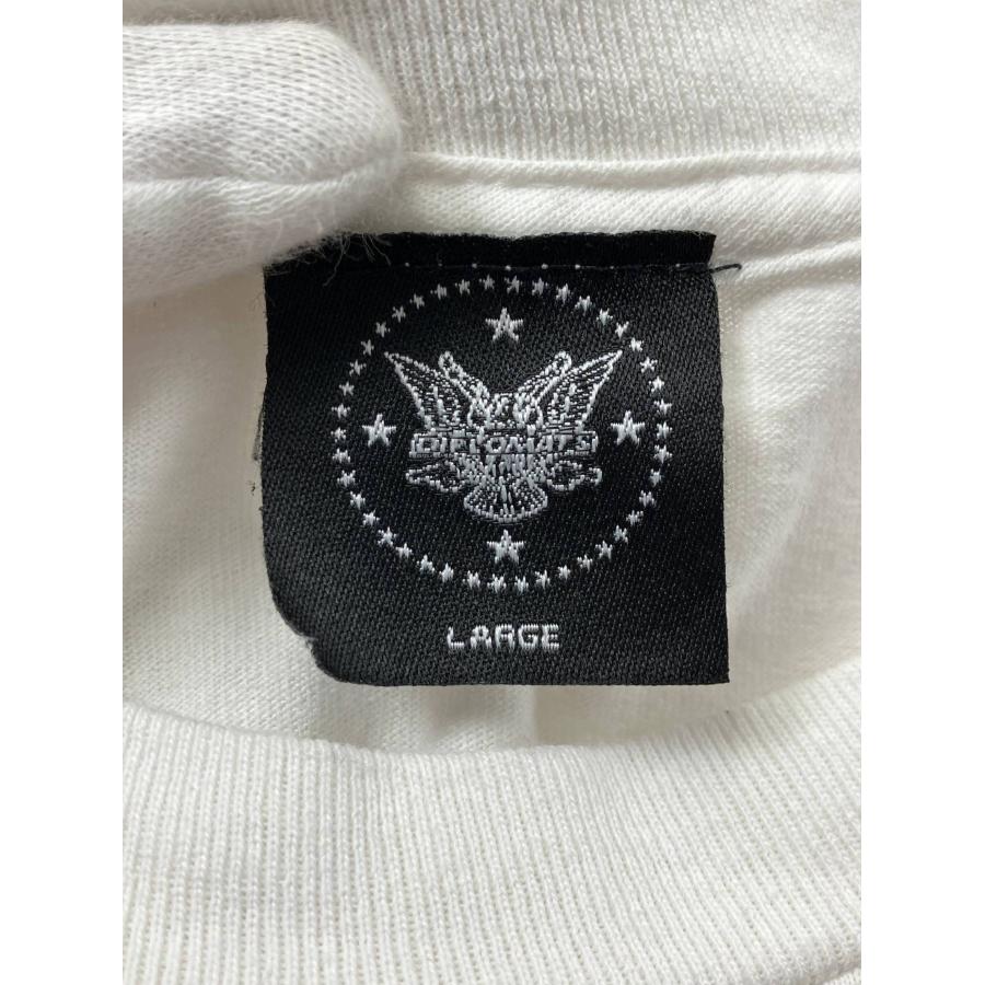 DIPLOMATS Tシャツ/カットソー LARGE ホワイト 無地 前面プリント ワンポイント ミドル丈 半袖 クルーネック(丸首) メンズ |  | 02