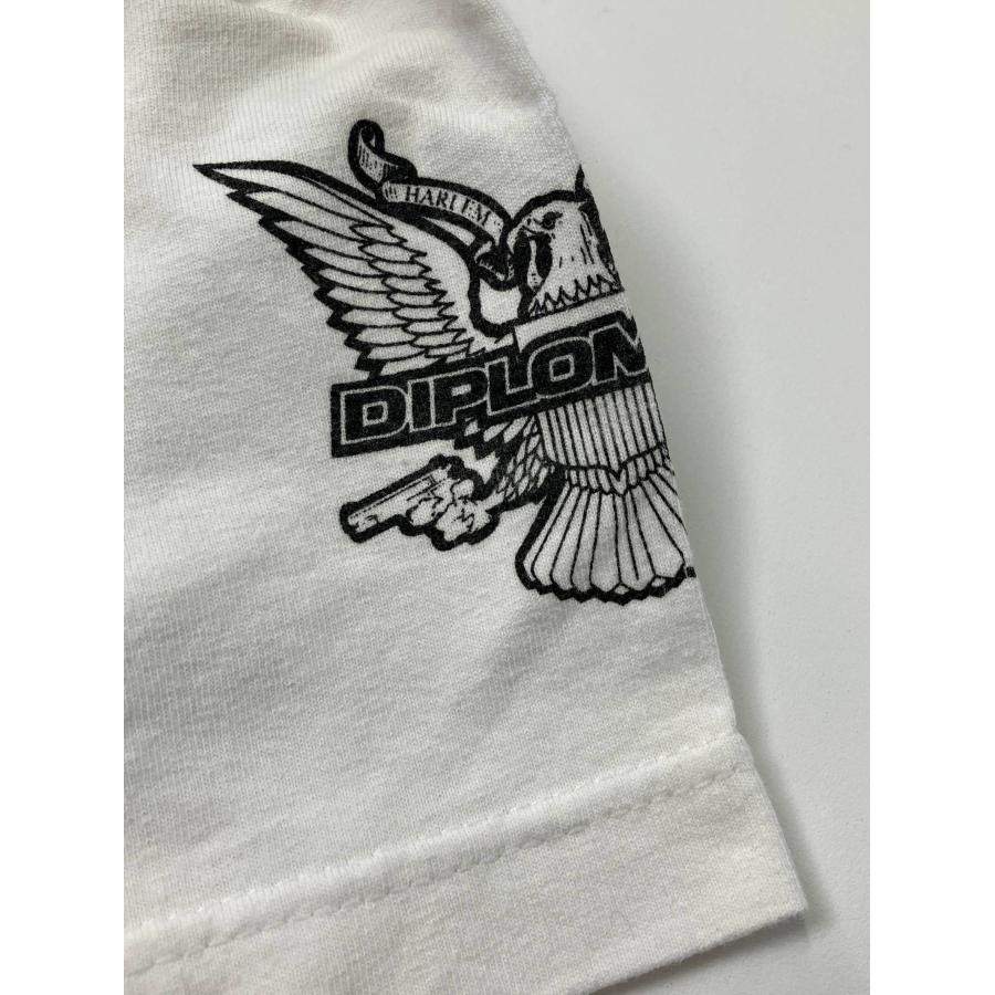 DIPLOMATS Tシャツ/カットソー LARGE ホワイト 無地 前面プリント ワンポイント ミドル丈 半袖 クルーネック(丸首) メンズ |  | 06