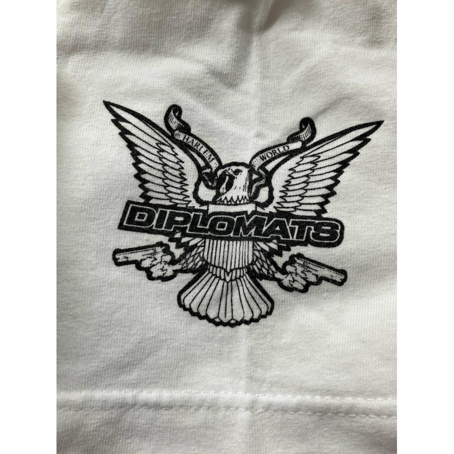 DIPLOMATS Tシャツ/カットソー LARGE ホワイト 無地 前面プリント ワンポイント ミドル丈 半袖 クルーネック(丸首) メンズ |  | 07