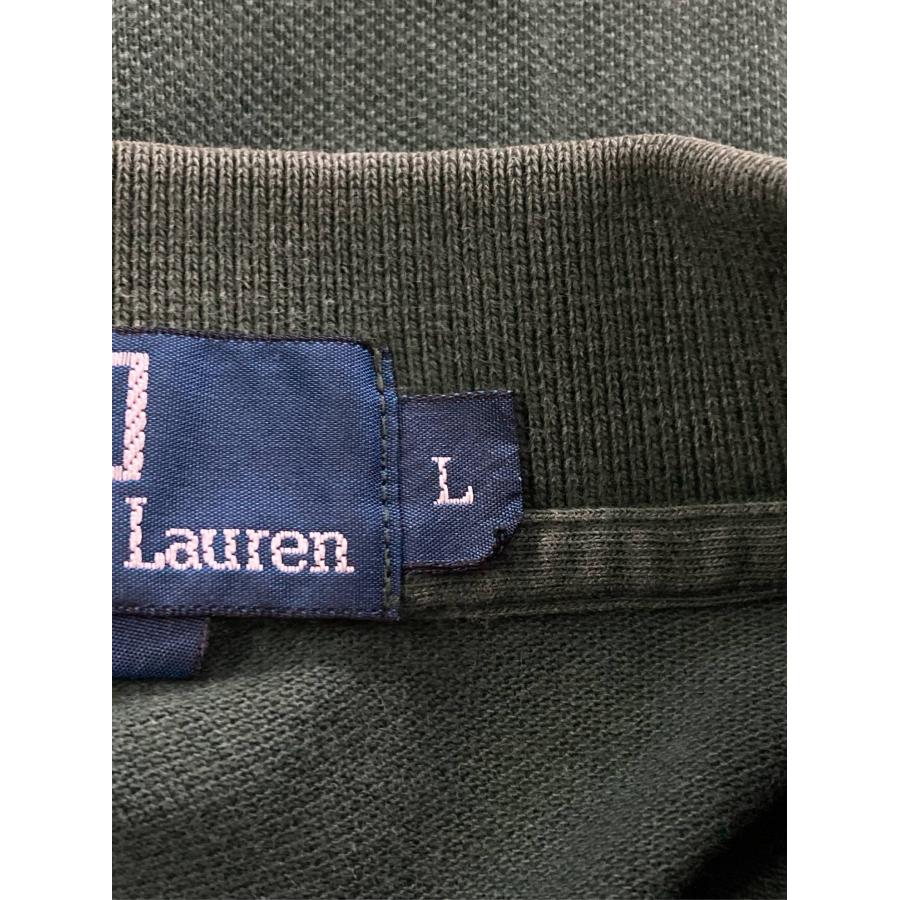 Polo by Ralph Lauren ポロバイラルフローレン ポロシャツ L グリーン 無地 ワンポイント ブランドロゴ 刺繍 長袖 レディース |  | 03