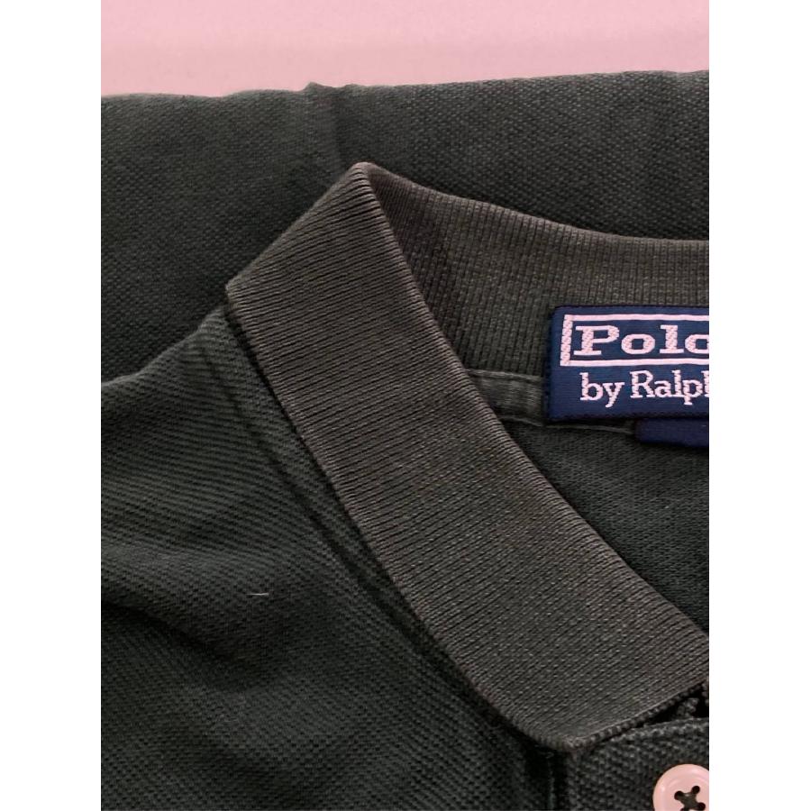 Polo by Ralph Lauren ポロバイラルフローレン ポロシャツ L グリーン 無地 ワンポイント ブランドロゴ 刺繍 長袖 レディース |  | 05
