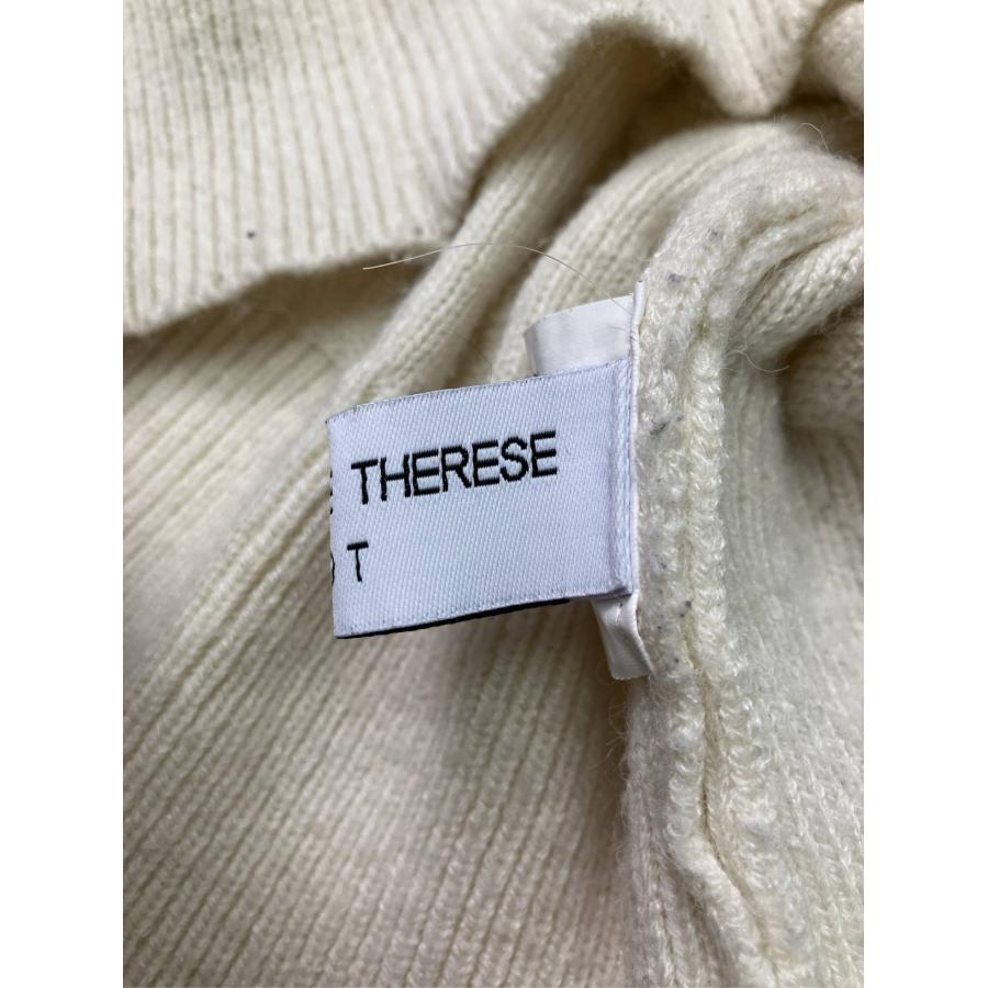MAISON DE THERESE メゾンドゥテレーズ カーディガン/ボレロ ホワイト ニット 無地 ライン柄 リボン ショート丈 長袖 レディース | MAISON DE THERESE | 03
