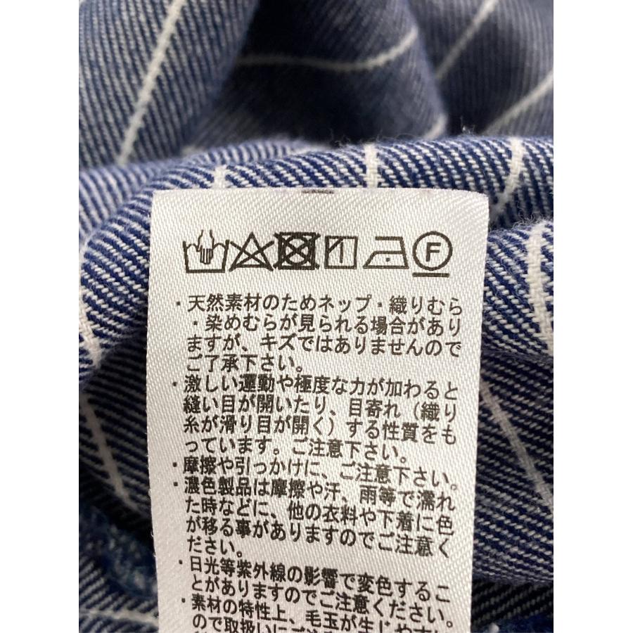 Samansa Mos2 サマンサモスモス シャツワンピース F ネイビー コットン ストライプ柄 半端袖 レディース | Samansa Mos2 | 04