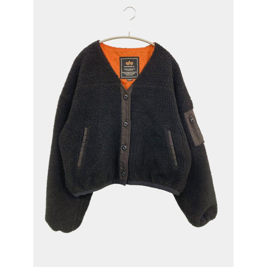 ALPHA INDUSTRIES INC. アルファインダストリーズ カーディガン/ボレロ MEDIUM グレー 長袖 無地 メンズ レディース | 