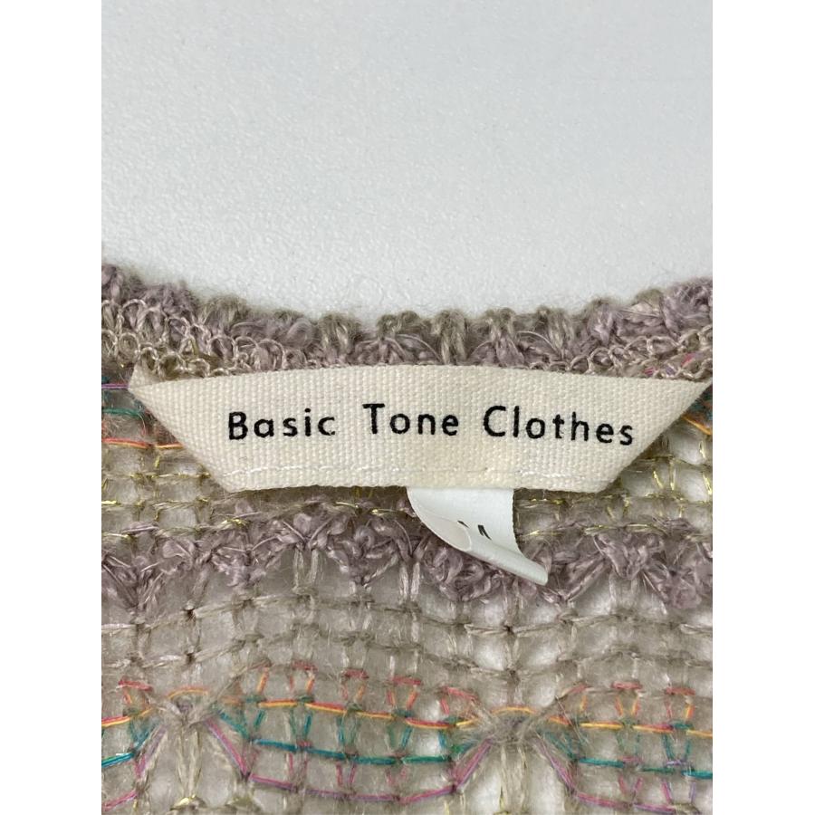 Basic Tone Clothes タンクトップ M ベージュ ボーダー柄 レディース |  | 02