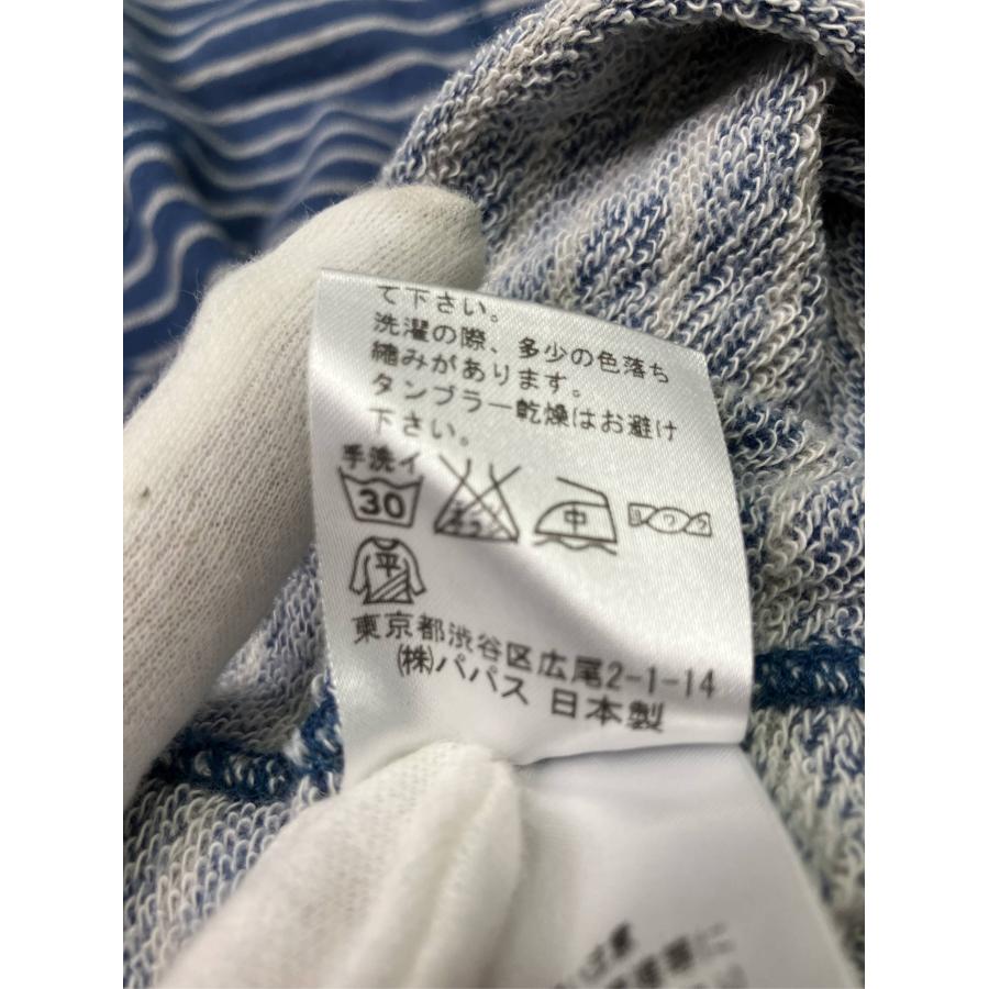 カーディガン/ボレロ 38M ブルー コットン ボーダー柄 ワンポイント 刺繍 ミドル丈 長袖 レディース |  | 03