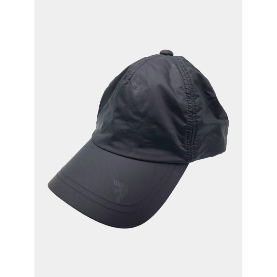 EMPORIO ARMANI エンポリオアルマーニ キャップ ブラック コットン ベースボール メンズ レディース | EMPORIO ARMANI