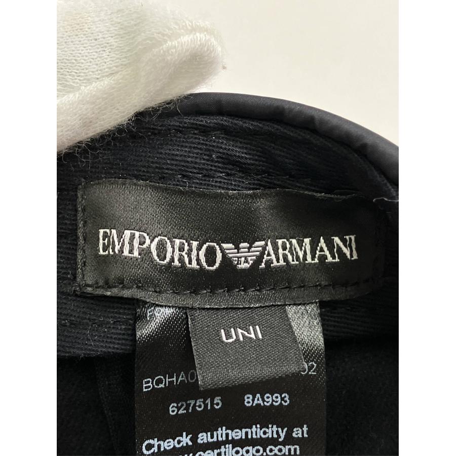 EMPORIO ARMANI エンポリオアルマーニ キャップ ブラック コットン ベースボール メンズ レディース | EMPORIO ARMANI | 04