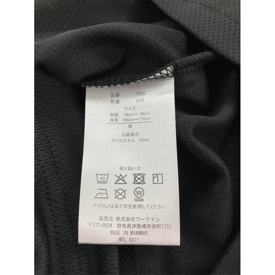 ワークマン ポロシャツ M ブラック 無地 ワンポイント 半袖 メンズ レディース |  | 03