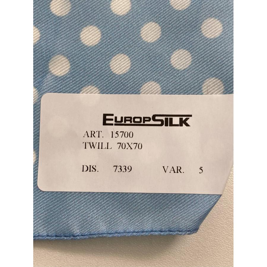 Europe ストール/ショール 70×70cm スカイブルー ドット柄 メンズ レディース |  | 02