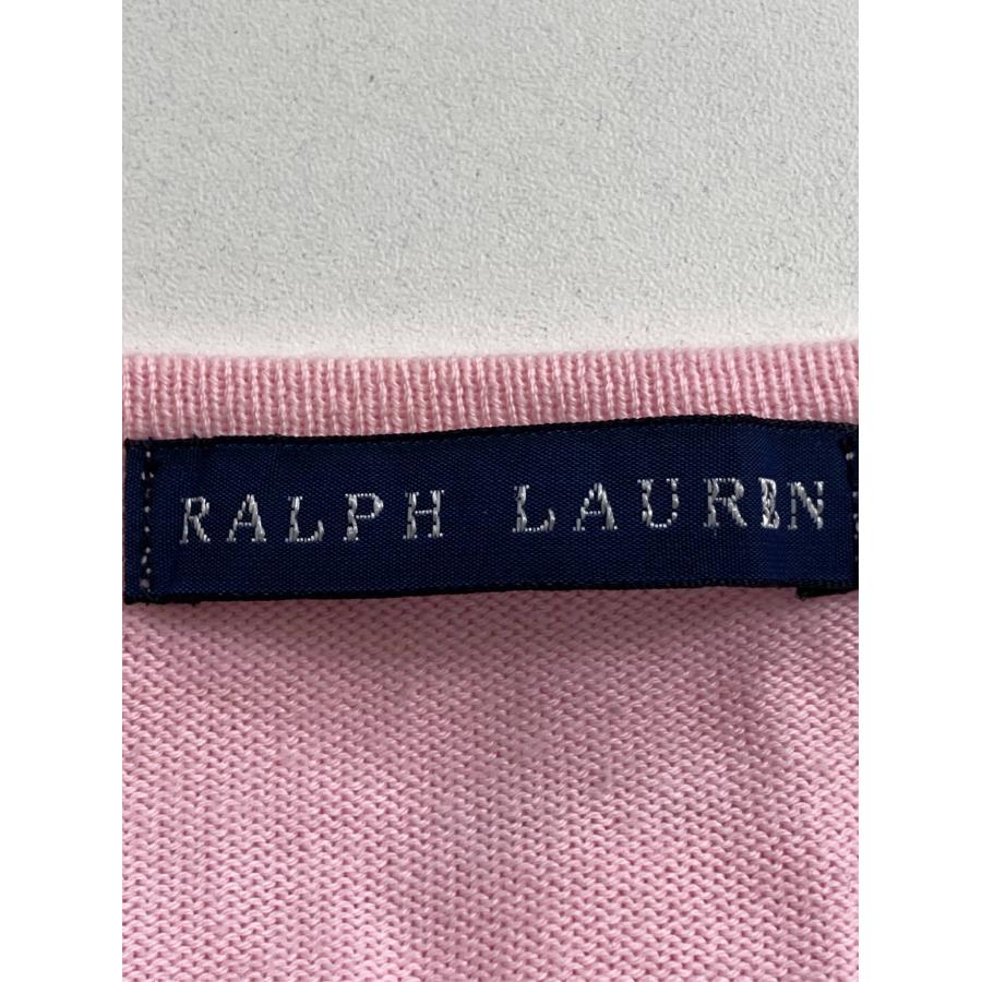 Ralph Lauren ラルフローレン カーディガン/ボレロ S ピンク コットン 無地 ワンポイント ブランドロゴ 刺繍 ミドル丈 レディース |  | 02
