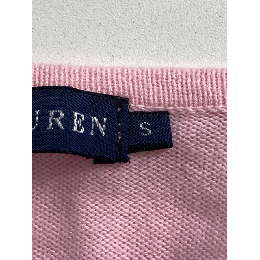 Ralph Lauren ラルフローレン カーディガン/ボレロ S ピンク コットン 無地 ワンポイント ブランドロゴ 刺繍 ミドル丈 レディース |  | 03