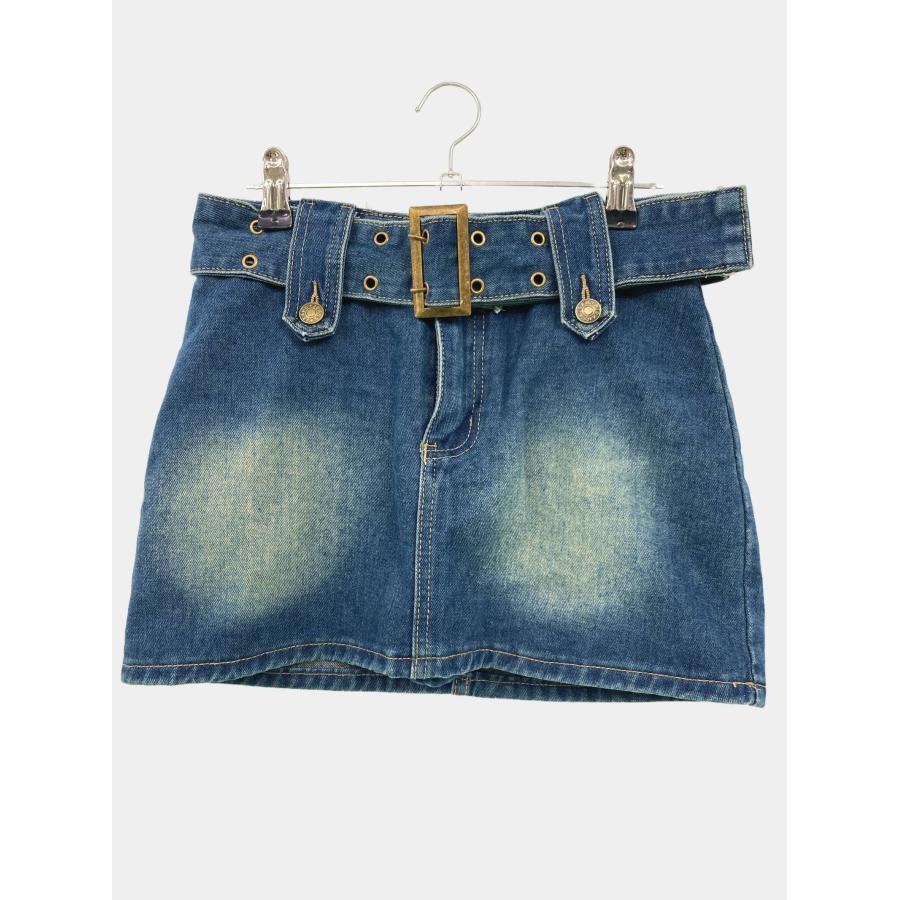 デニムスカート S ブルー ショート・ミニ丈 タイト レディース | 