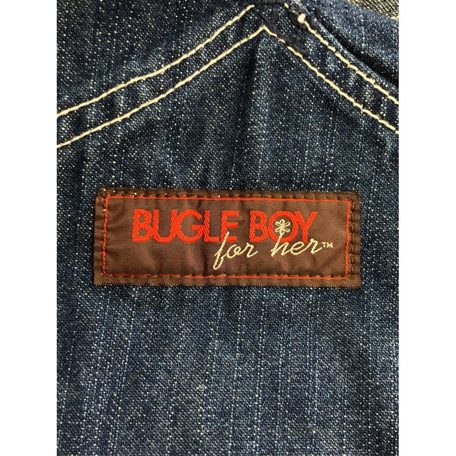 BUGLE BOY ビューグルボーイ ジャンパースカート M ネイビー デニム コットン 無地 ロング・マキシ丈 台形 レディース | BUGLE BOY | 02