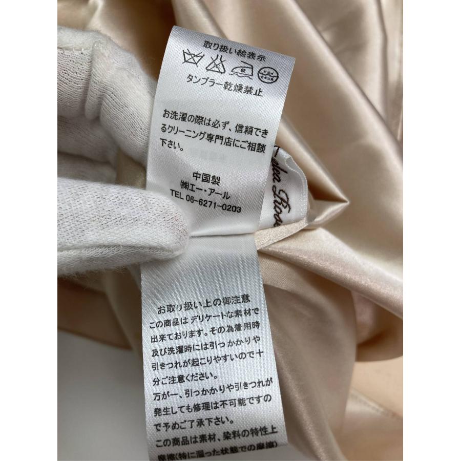 Azalea Rose ワンピース M ベージュ チュール 花柄・ボタニカル柄 無地 袖なし フレア レディース |  | 05