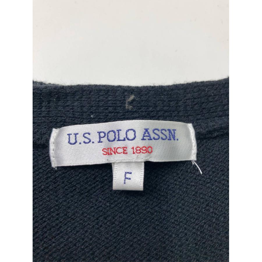 U.S. POLO ASSN. ユーエスポロアッスン カーディガン/ボレロ F ブラック コットン ニット 無地 ワンポイント レディース | U.S. POLO ASSN. | 02