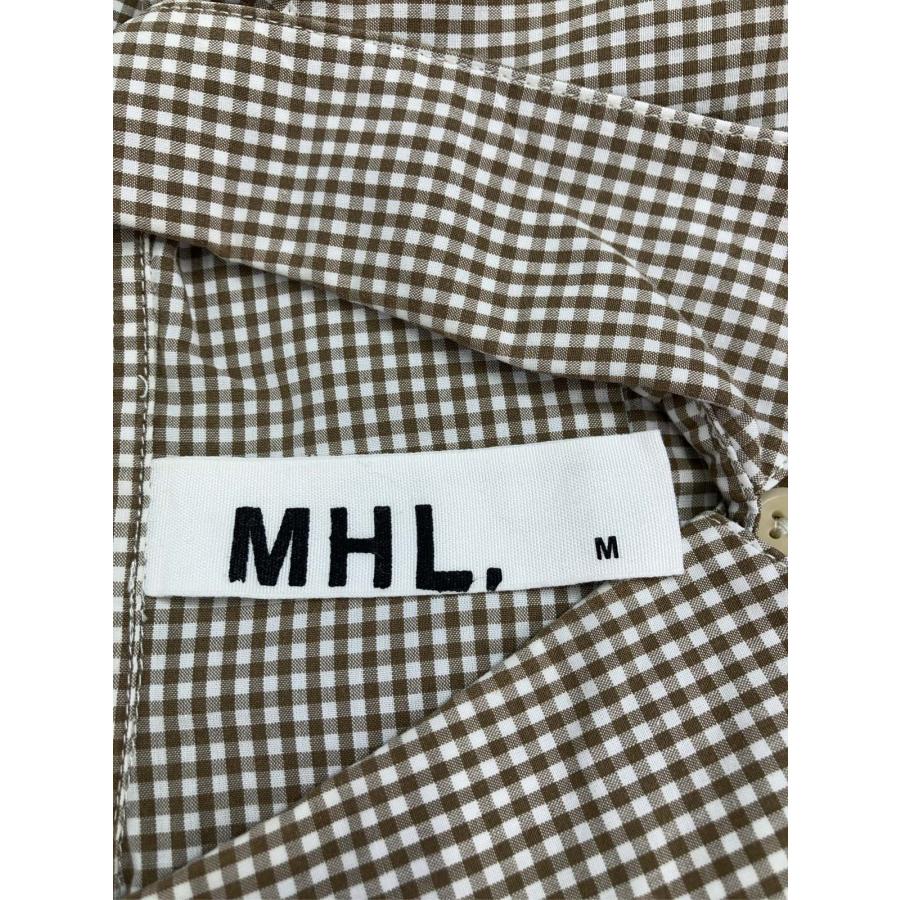 MHL. エムエイチエル シャツ/ブラウス M ブラウン コットン チェック柄 ミドル丈 長袖 レギュラーカラー メンズ | MHL. | 02