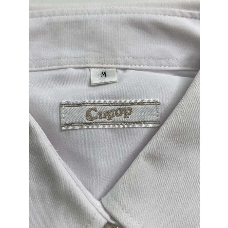 Cupop キューポップ ビジネスシャツ M ホワイト コットン 無地 長袖 レギュラーカラー レディース |  | 02