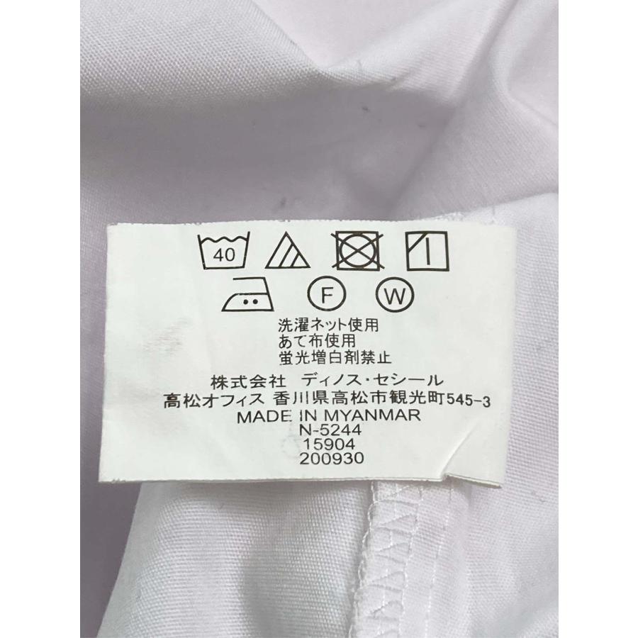 Cupop キューポップ ビジネスシャツ M ホワイト コットン 無地 長袖 レギュラーカラー レディース |  | 05