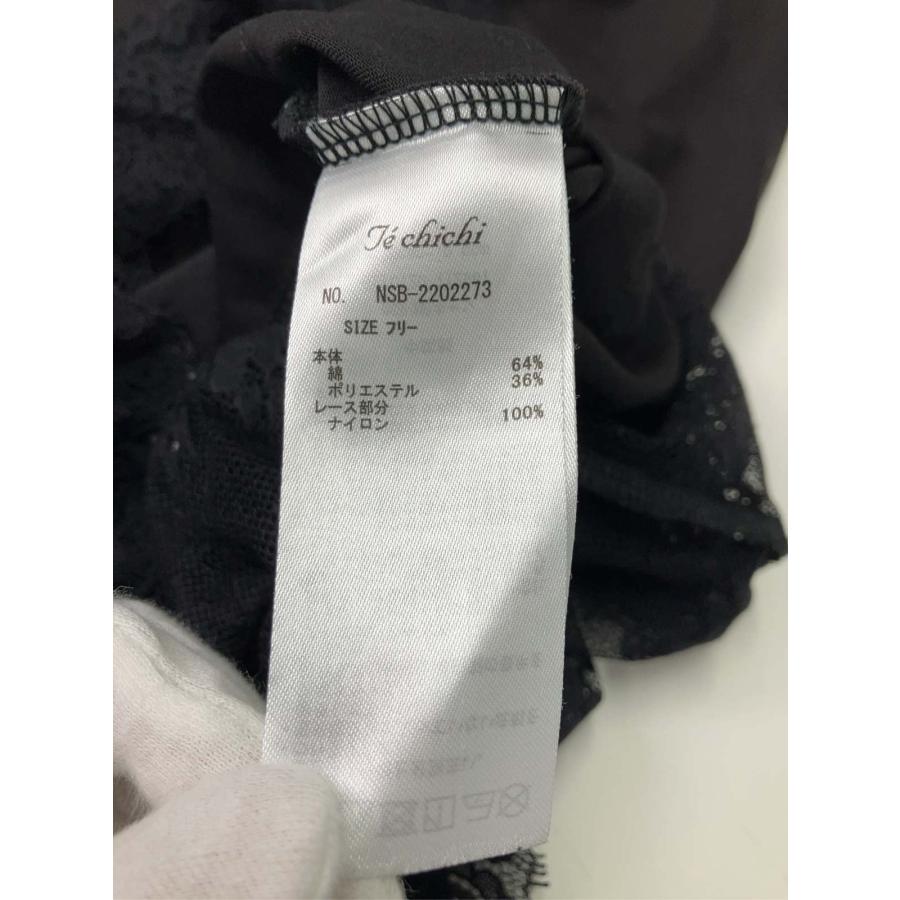 T chichi タンクトップ FREE ブラック 無地 レース 刺繍 レディース |  | 03