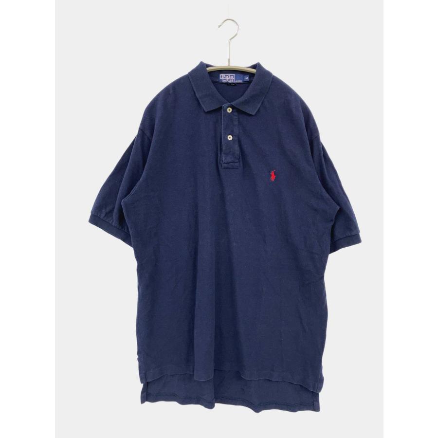 Polo by Ralph Lauren ポロバイラルフローレン ポロシャツ M ネイビー 無地 ワンポイント ブランドロゴ 半袖 メンズ レディース | 