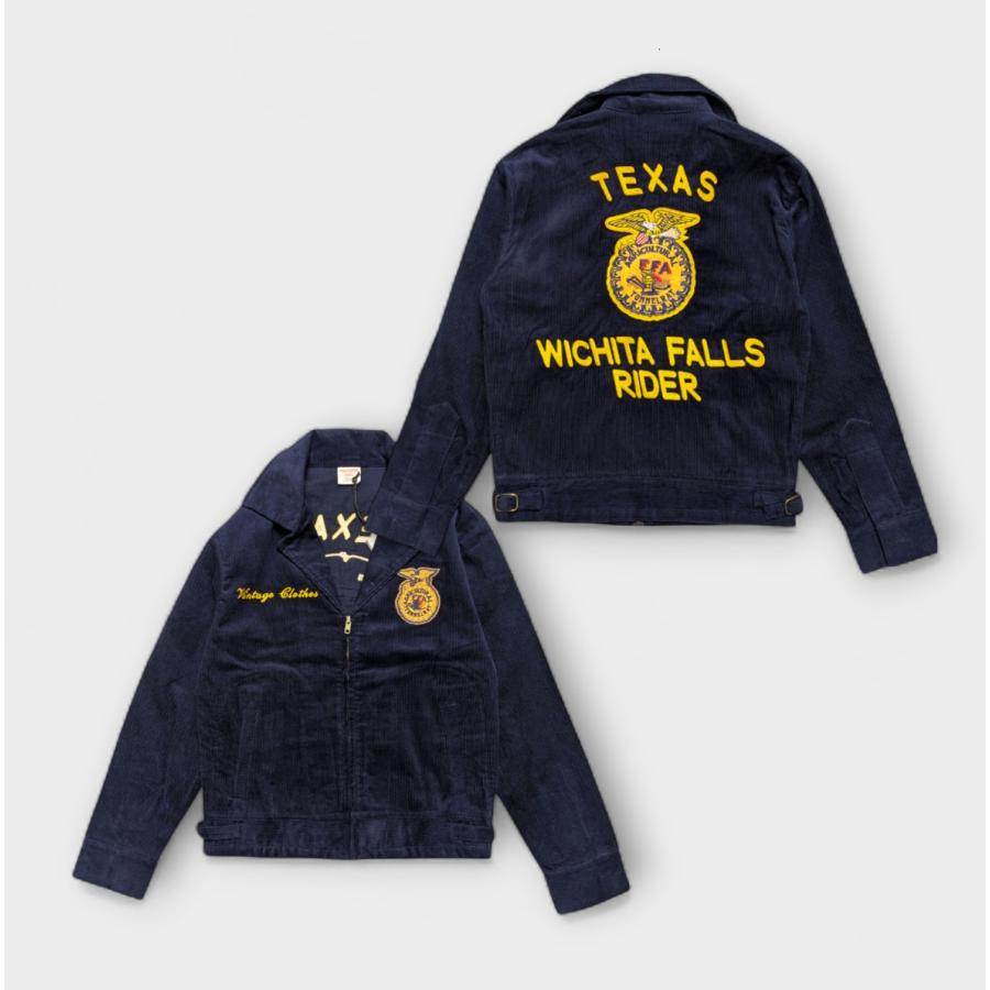 FFAジャケット　ファーマーズジャケット ネイビー FFAジャケット ファーマーズジャケット ビンテージ風 ネイビー 紺色