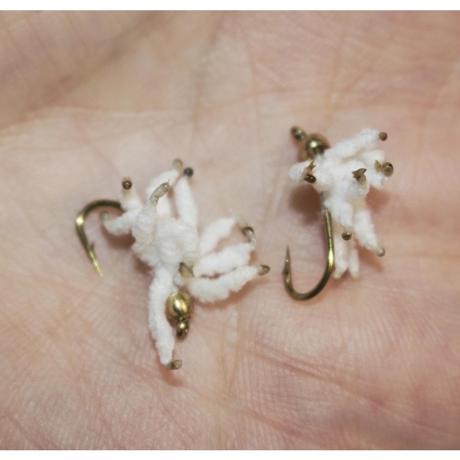 フライ　ぶどう虫 フライ　4個セット　ニンフフライ　　渓流　 管理釣り　爆釣　 完成フライ 毛ばり テンカラ 毛鉤　フライフィッシング　 |  | 02
