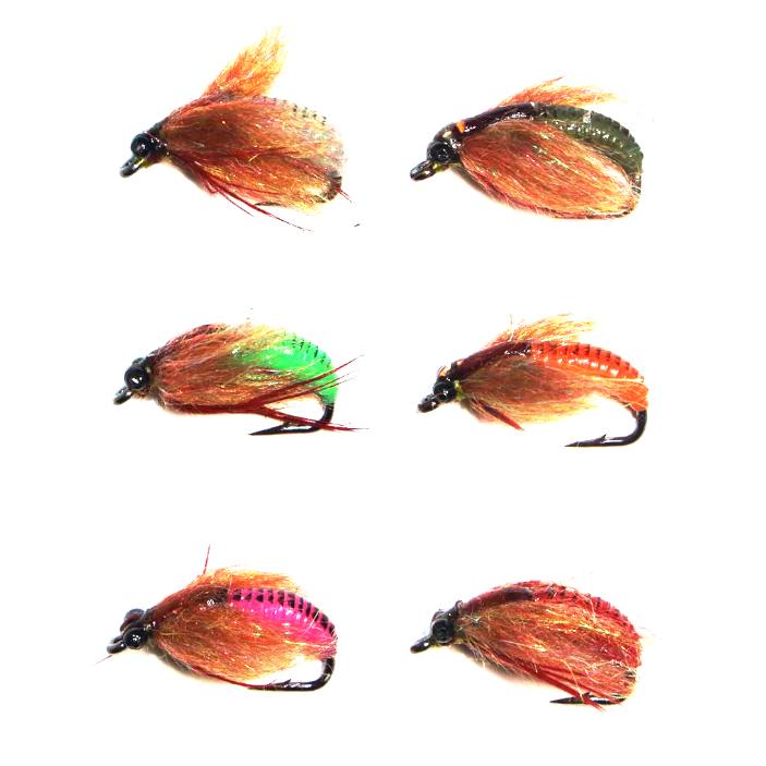 ニンフ　ニンフフライ　6色セット　カディスピューバ　スカッド　ルアー　 エリアトラウト　毛鉤　爆釣　渓流　毛 バリ　管釣り　管理釣り場　 |  | 04