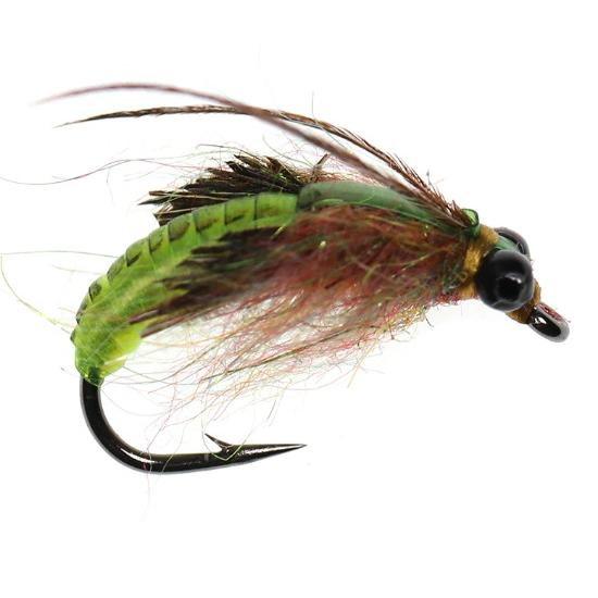 #12　ニンフフライ　完成品フライ　ニンフフライ　　スカッド　爆釣　渓流　毛バリ　管釣り　4個　爆釣　水生昆虫 |  | 03